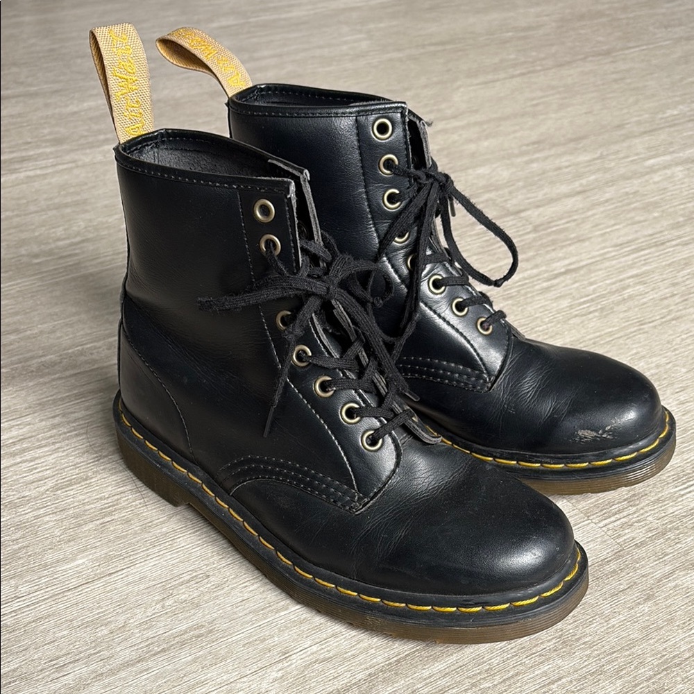Dr. Martens Black Leather Boots